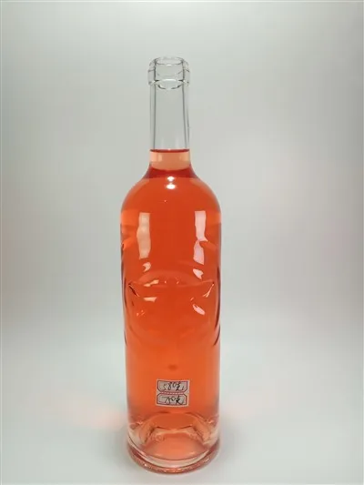 Sticle de sticlă rotundă de 750 ml votcă votcă